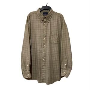 Daniel Cremieux Flannel Button Collar Shirt Size XL